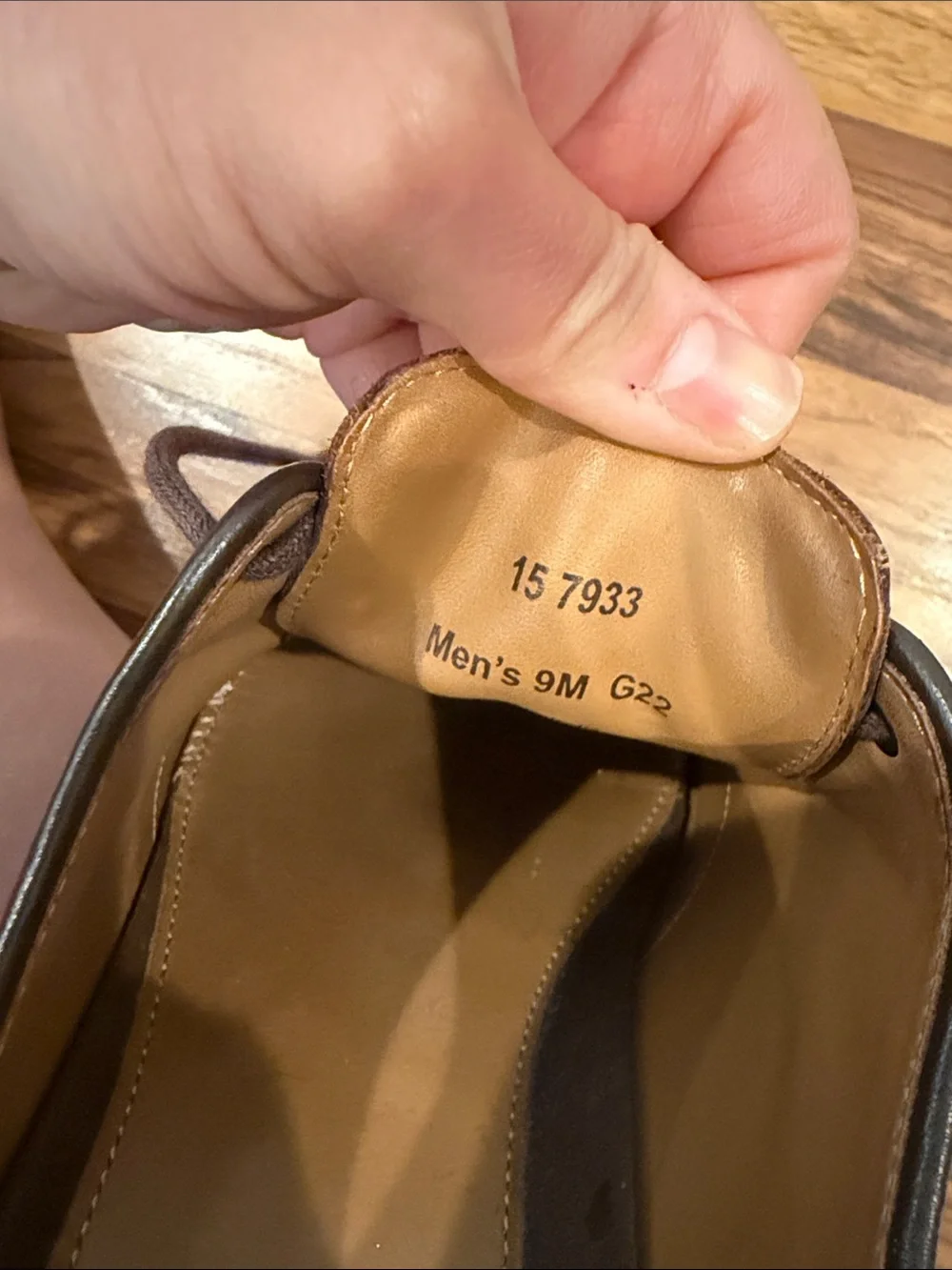Johnston & Murphy Brown Leather Derby Shoes